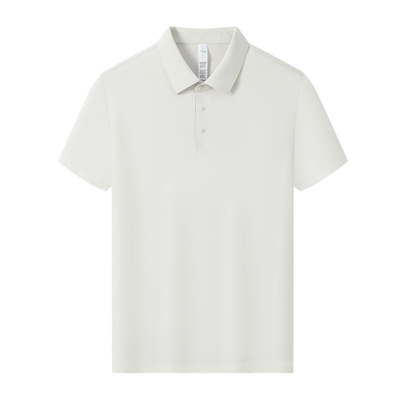 WF83033#可隆功能锦 冰丝科技面料 180G 糖霜白 Polo 衫定制